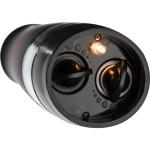 Elektrische Salz- und Pfeffermühle aus Edelstahl Schwarz