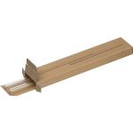 Set aus zwei Glas Trinkhalmen Transparent