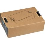 Stainless steel lunchbox with bamboo lid Convoy grey