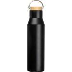 Drinking bottle made from recycled stainless steel Black