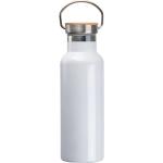 Sublimations Vakuum Edelstahlflasche Weiß