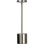 Stainless steel table lamp with rechargeable battery Convoy grey