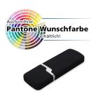 USB Stick Rubber Black Schwarz | 128 MB