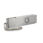 USB Stick Metal Twister Flat silver | 128 MB