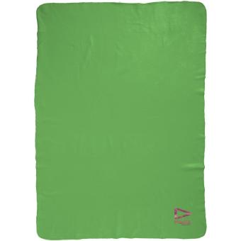 Huggy Fleecedecke mit Hülle 150 x 120 cm Grün