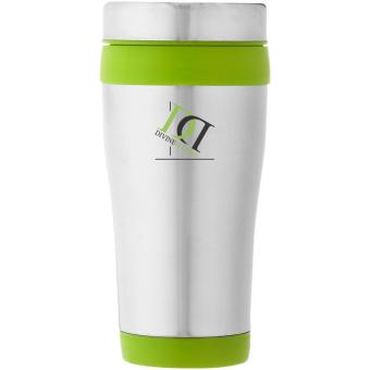 Elwood 410 ml insulated tumbler, silver Silver, softgreen