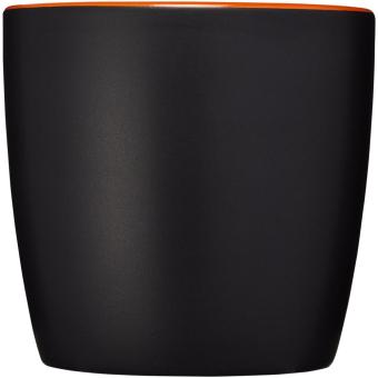 Riviera 340 ml ceramic mug Black/gold