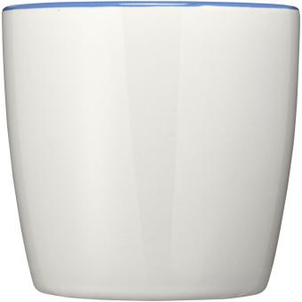 Aztec 340 ml ceramic mug White/royal