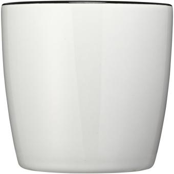 Aztec 340 ml ceramic mug White/black