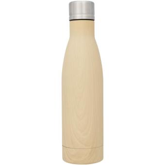 Vasa Kupfer-Vakuum Isolierflasche in Holzoptik, 500 ml Braun