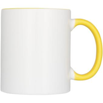 Pix 330 ml ceramic sublimation colour pop mug Yellow