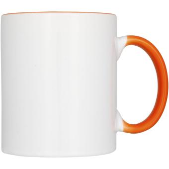 Pix 330 ml ceramic sublimation colour pop mug Orange