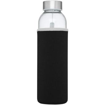 Bodhi 500 ml glass water bottle Black