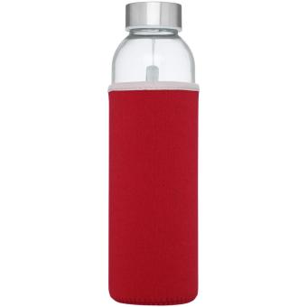 Bodhi 500 ml glass water bottle Red