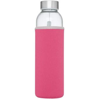 Bodhi 500 ml glass water bottle Pink