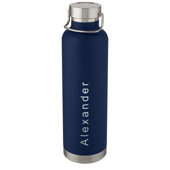 Thor 1 L copper vacuum insulated water bottle Dark blue