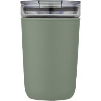 Bello 420 ml glass tumbler with recycled plastic outer wall Mint