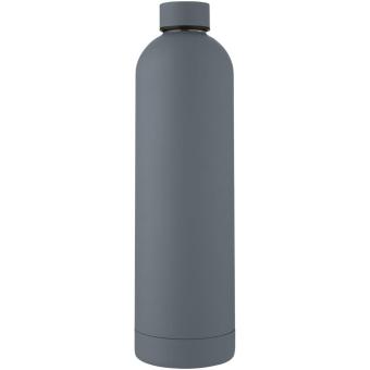 Spring 1 L copper vacuum insulated bottle Dark grey