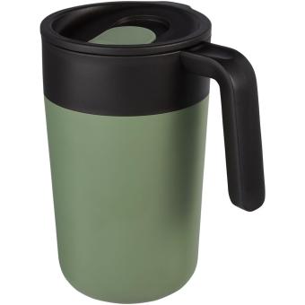 Nordia 400 ml double-wall recycled mug 