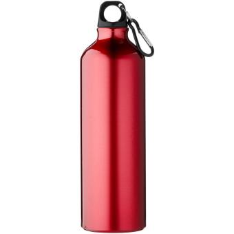 Oregon 770 ml RCS certified recycled aluminium water bottle with carabiner Red