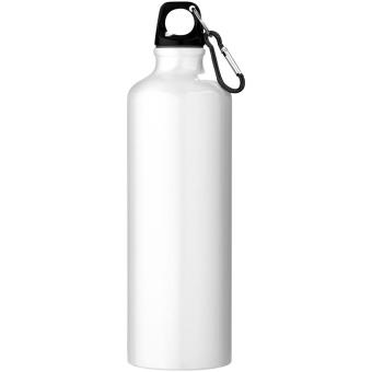 Oregon 770 ml RCS certified recycled aluminium water bottle with carabiner White
