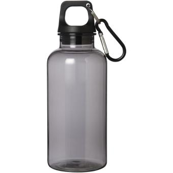 Oregon 400 ml RCS certified recycled plastic water bottle with carabiner Black