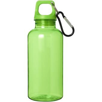 Oregon 400 ml RCS-zertifizierte Trinkflasche aus recyceltem Kunststoff mit Karabiner Grün