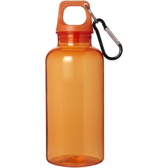 Oregon 400 ml RCS certified recycled plastic water bottle with carabiner Orange