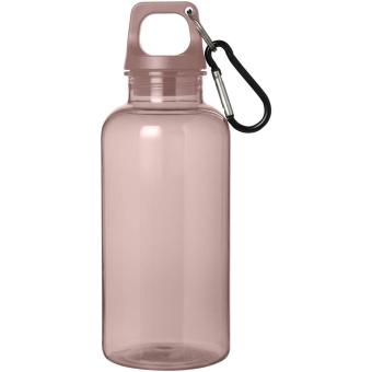 Oregon 400 ml RCS certified recycled plastic water bottle with carabiner Slate pink