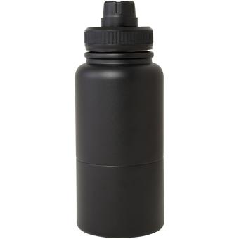 Dupeca 840 ml RCS-zertifizierte Isolierflasche aus Edelstahl Schwarz