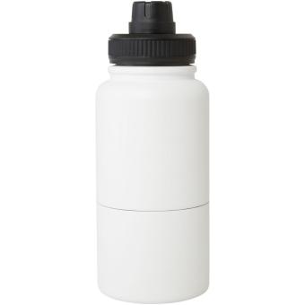 Dupeca 840 ml RCS-zertifizierte Isolierflasche aus Edelstahl Weiß