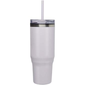 Melbourne 1200 ml RCS-zertifizierter Isolierbecher mit Strohhalm Flieder