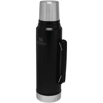 Stanley 1000 ml Classic Legendary Isolierflasche Mattschwarz