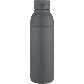Illuminate 650 ml RCS recycled stainlesss steel double wall insulated water bottle Gray