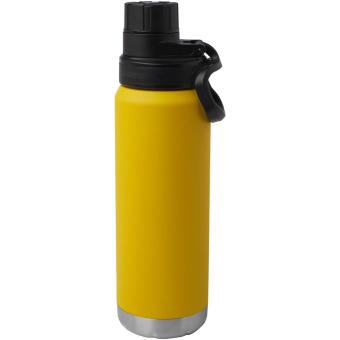 Fortis 700 ml RCS-zertifizierte Kupfer-Vakuum Isolierflasche aus recyceltem Edelstahl (Kohlensäure geeignet) Ocker