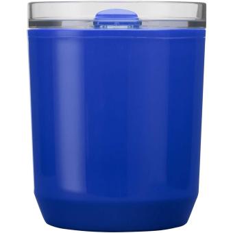 Hudson 180 ml doppelwandiger Becher aus recyceltem Kunststoff Blau