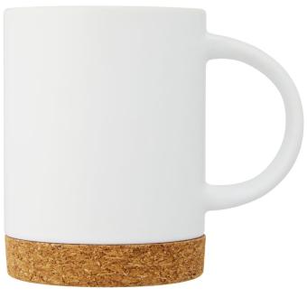 Neiva 425 ml Keramiktasse mit Korkboden Weiß