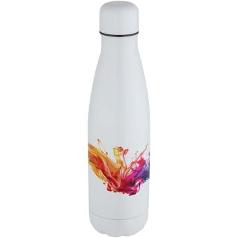 Cove 500 ml sublimation vacuum insulated stainless steel bottle White