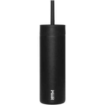 MiiR Sipper 473 ml water bottle with straw Black