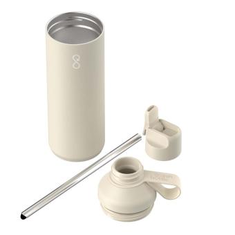 Ocean Bottle Peak GO 710 ml recycled stainless steel water bottle Sandstone