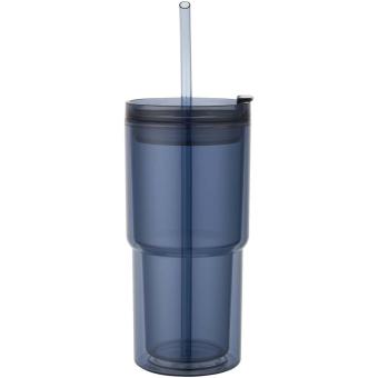 Archer 480 ml double wall plastic tumbler Ocean