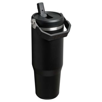 Stanley IceFlow™ 2.0 890 ml insulated stainless steel tumbler with flip straw Black