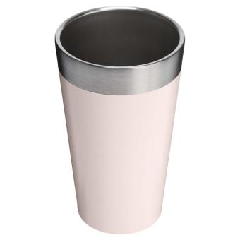 Stanley Stacking 470 ml insulated stainless steel tumbler Light pink