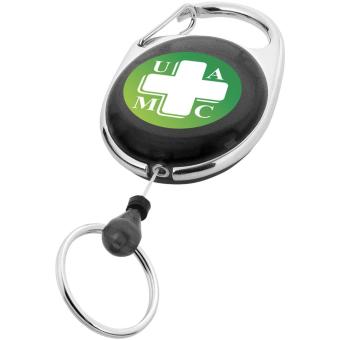 Gerlos roller clip keychain Black