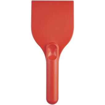 Chilly large recycled plastic ice scraper Red