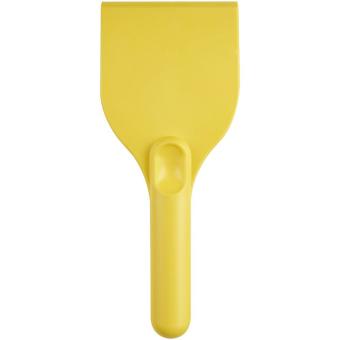 Chilly large recycled plastic ice scraper Yellow