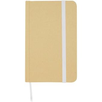 Reed A6 Hardcover Notizbuch, blanko, aus recyceltem Material Weiß