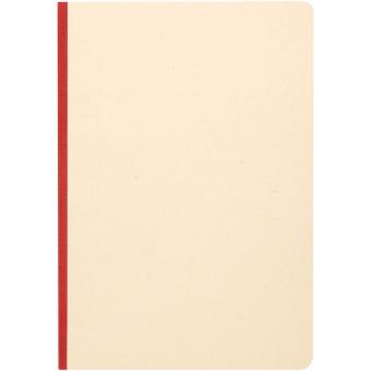 Liliana A5 sugarcane and RPET soft cover notebook Brick
