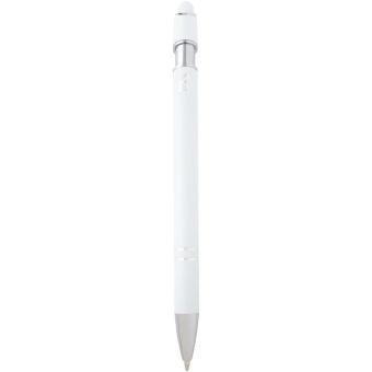 Kish ballpoint pen with silver finish (black ink) White