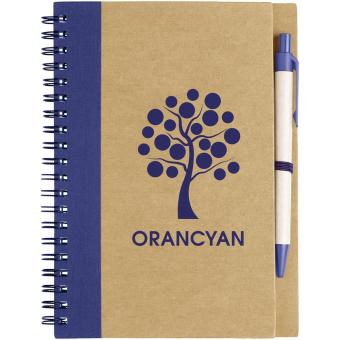 Priestly recycled notebook with pen Natural/navy